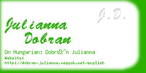 julianna dobran business card